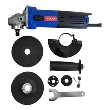 Esmerilhadeira Lixadeira Angular 720w Profissional Nakkan 110v Foto mini  2
