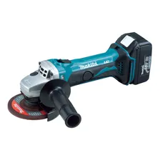Esmerilhadeira Lixadeira Dga452rfe 18v 3.0ah 115mm Makita Cor Azul-turquesa Foto mini 1