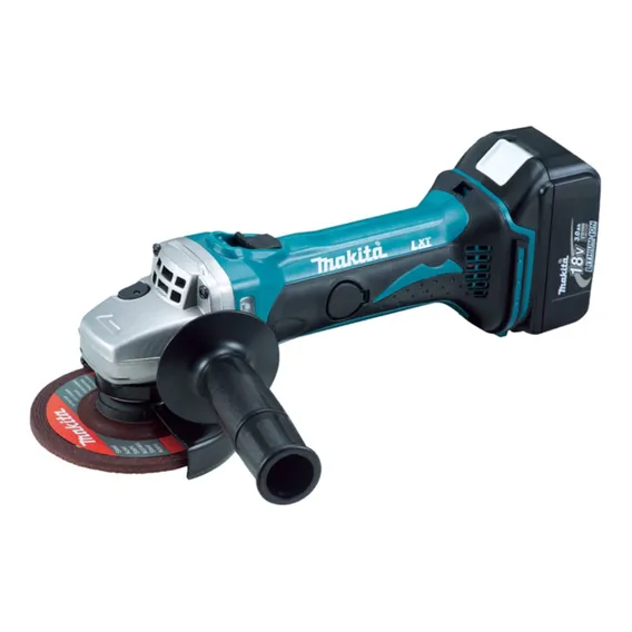 Esmerilhadeira Lixadeira Dga452rfe 18v 3.0ah 115mm Makita Cor Azul-turquesa Foto 1