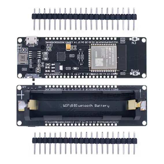 Esp32 Com Suporte Bateria Doit Devkit Com Esp32-wroom-32 Foto 1