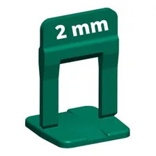 Espaçador Nivelador Piso Porcelanato Slim 2mm 1000 Un Cortag Foto mini 1
