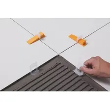 Espaçador Nivelador Pisos Da Titanium Com 100 Espaçadores Foto mini 4