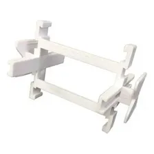 Espaçador Para Bloco De Vidro Juntalider 60 Unidades Branco Foto mini 1