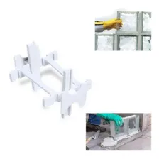 Espaçador Para Bloco De Vidro Juntalider 60 Unidades Branco Foto mini 2