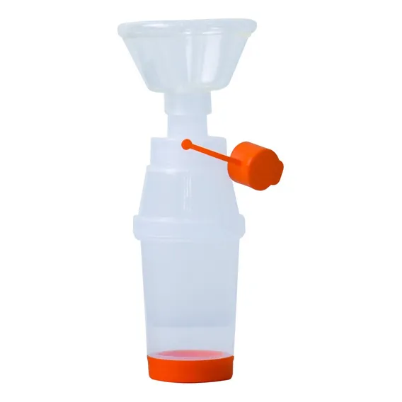 Espaçador para medicamentos Supermedy Espaçador Aerosol adultos laranja Foto 1
