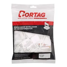 Espaçador Para Nivelamento De Piso Cortag 2mm Com 50 Peças Foto mini 1