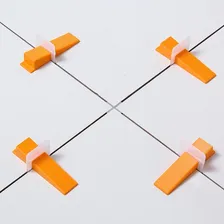 Espaçador Para Nivelamento De Piso Cortag 2mm Com 50 Peças Foto mini 3