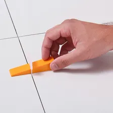 Espaçador Para Nivelamento De Piso Cortag 2mm Com 50 Peças Foto mini 4