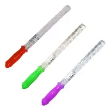Espada Bastão lança bolhas de sabão 25 cm com 5 Gomos Foto mini  3