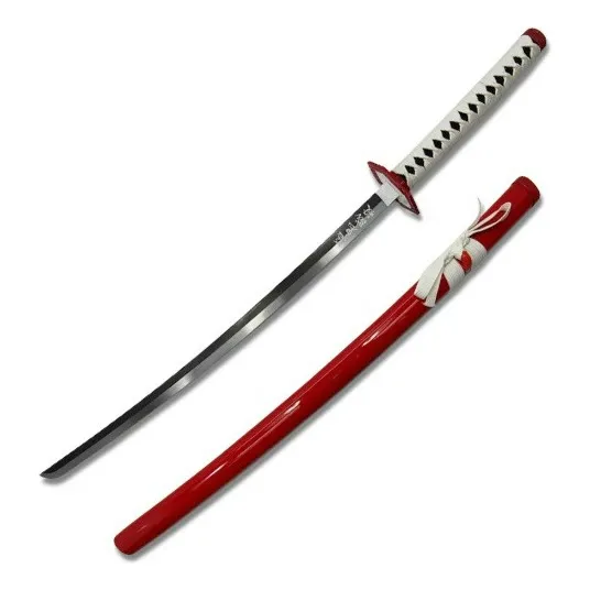 Espada Decorativa Katana Japonesa Vermelha Bca Samurai 102cm Foto 1