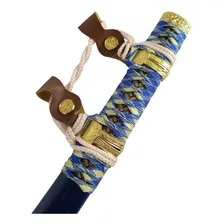 Espada Katana Jintachi Cerimonial Ronin Azul Suporte De Chão Foto mini 3