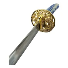 Espada Katana Jintachi Cerimonial Ronin Azul Suporte De Chão Foto mini 2