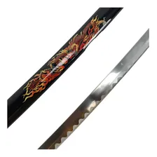 Espada Katana Ninja Samurai Dragão Vermelho Com Bainha Foto mini 2