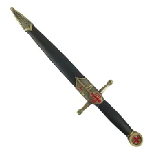 Espada Punhal Adaga Cavaleiro Templário Medieval Maçonaria Foto mini 3