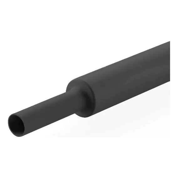 Espaguete Termo Retrátil 3,2 Mm Preto Padrão 5 Metros Foto 1