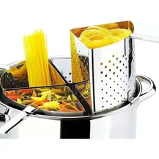 Espagueteira Com 4 Divisões Savoy Inox 10 L Brinox 1075/200 Foto mini 3