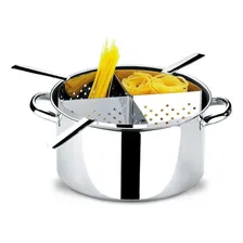 Espagueteira Com 4 Divisões Savoy Inox 10 L Brinox 1075/200 Foto mini 1