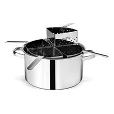 Espagueteira Com 4 Divisões Savoy Inox 10 L Brinox 1075/200 Foto mini 4