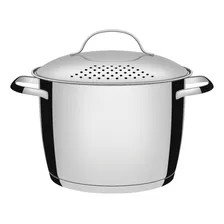 Espagueteira Tramontina Allegra 22cm 5,5L em Aço Inox com Fundo Triplo Foto  mini 1