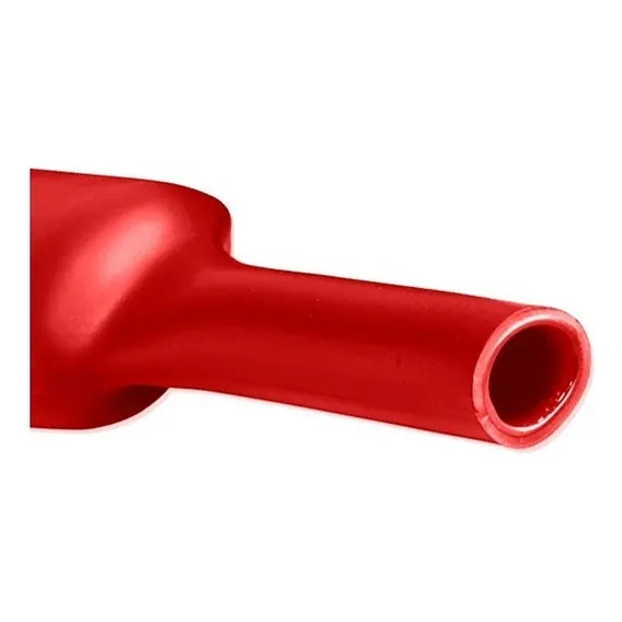 Espaguete/tubo Termo Retrátil 10mm Rolo 2-metro Luz Vermelho Foto 1