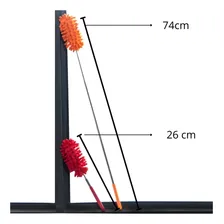 Espanador Pó Extensível Microfibra Eletrostático Lavável Foto mini 4