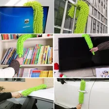 Espanador PĂł FlexĂvel Microfibra Lavável Limpador Poeira Foto mini 4