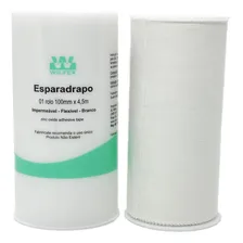 Esparadrapo Branco Impermeável Wiltex 100mmx4,5m 6 Unidades Foto mini 3