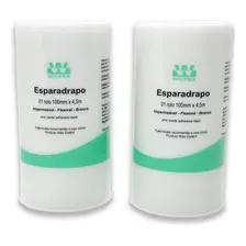 Esparadrapo Branco Impermeável Wiltex 100mmx4,5m 6 Unidades Foto mini 4