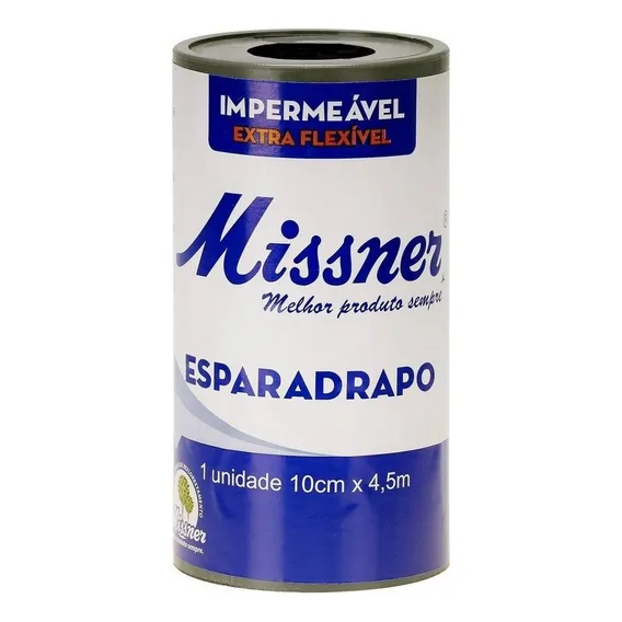 Esparadrapo Impermeável Missner 10cm X 4,5m - 10 Unidades Foto 1