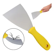 Espatula 6cm Aço Carbono Cabo Plástico Pvc Profissional Foto  mini 1
