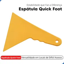 Espatula Batedor Pequena Quick Foot Amarela Aplica Insulfilm Foto mini 4
