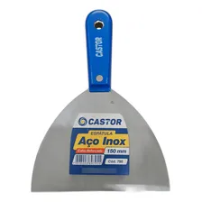 Espatula Castor Aco Inox Cabo Plastico 150mm Foto  mini 1
