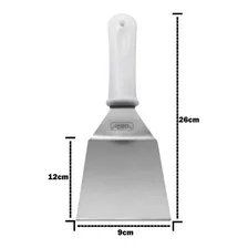 Espatula Chapeiro Profissional Curva Inox 24 Cm Foto mini  2