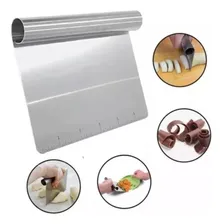 Espátula Cortador Raspador Inox De Massas Legumes Com Régua Foto  mini 1