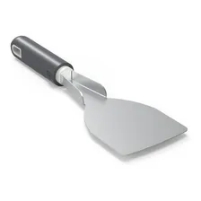 Espátula Culinária Para Carnes Raspador Aço Inox Multiuso Foto mini 1