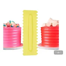 EspĂĄtula Decorativa P/ Confeitar Bolo NÂș3 Amarelo Blue Star Foto mini 2