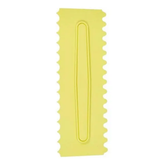 EspĂĄtula Decorativa P/ Confeitar Bolo NÂș3 Amarelo Blue Star Foto 1