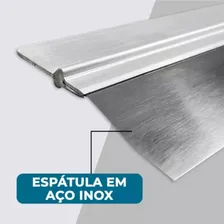 Espátula Em Aço Inox 60cm Para Gesso Massa Rolada E Drywall Foto mini 4