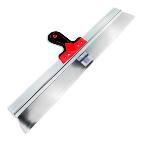 Espátula Em Aço Inox 60cm Para Gesso Massa Rolada E Drywall Foto 1