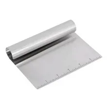 Espátula Em Inox Prática Raspador De Massa Com Cabo Tubular Foto mini 2