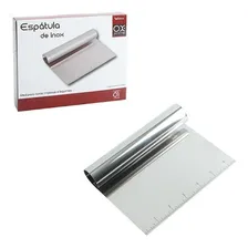 Espátula Em Inox Prática Raspador De Massa Com Cabo Tubular Foto mini 1