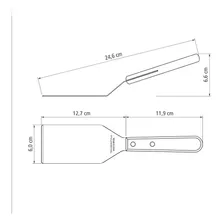 Espátula Inox Para Frituras Polywood Tramontina 21165174 Foto mini  3