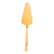 Espatula P/ Bolo Dourada Inox Viena 25cm - Wolff Foto mini 1
