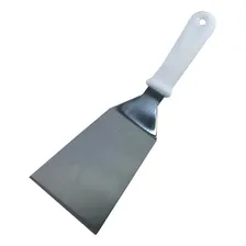 Espátula Para Hamburguer Pizza Aço Inox 90mm Resistente Top Foto  mini 1