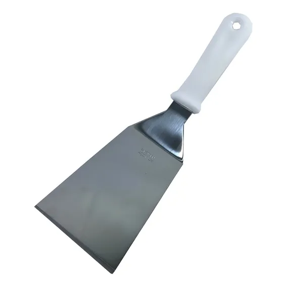 Espátula Para Hamburguer Pizza Aço Inox 90mm Resistente Top Foto 1