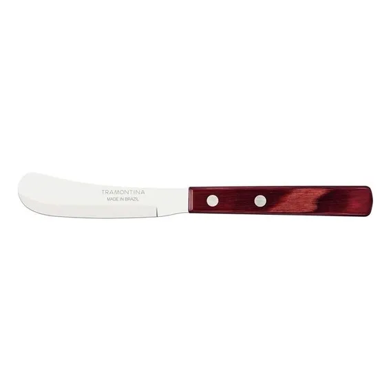 Espátula Para Manteiga 3 Polegadas Cor Polywood Vermelho Foto 1