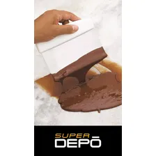 Espátula Raspador Cortador Confeiteiro Massas Chocolate Aço Foto mini  3