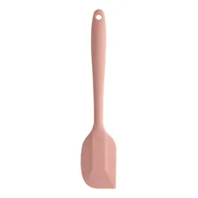 Espátula Reta De Silicone Lambe-lambe Para Bolo Raspar Mexer Cor Rosa Foto mini 1