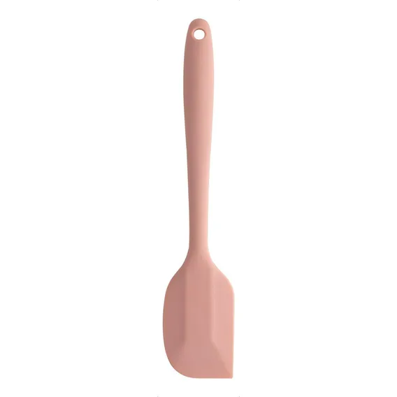 Espátula Reta De Silicone Lambe-lambe Para Bolo Raspar Mexer Cor Rosa Foto 1