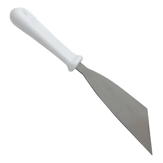 Espatula Reta N4 Chapeira Hamburguer Padaria Aço Inox 1 Uni Foto 1